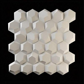 Гипсовая 3D панель DecoStyl Пчелиные Соты (045)